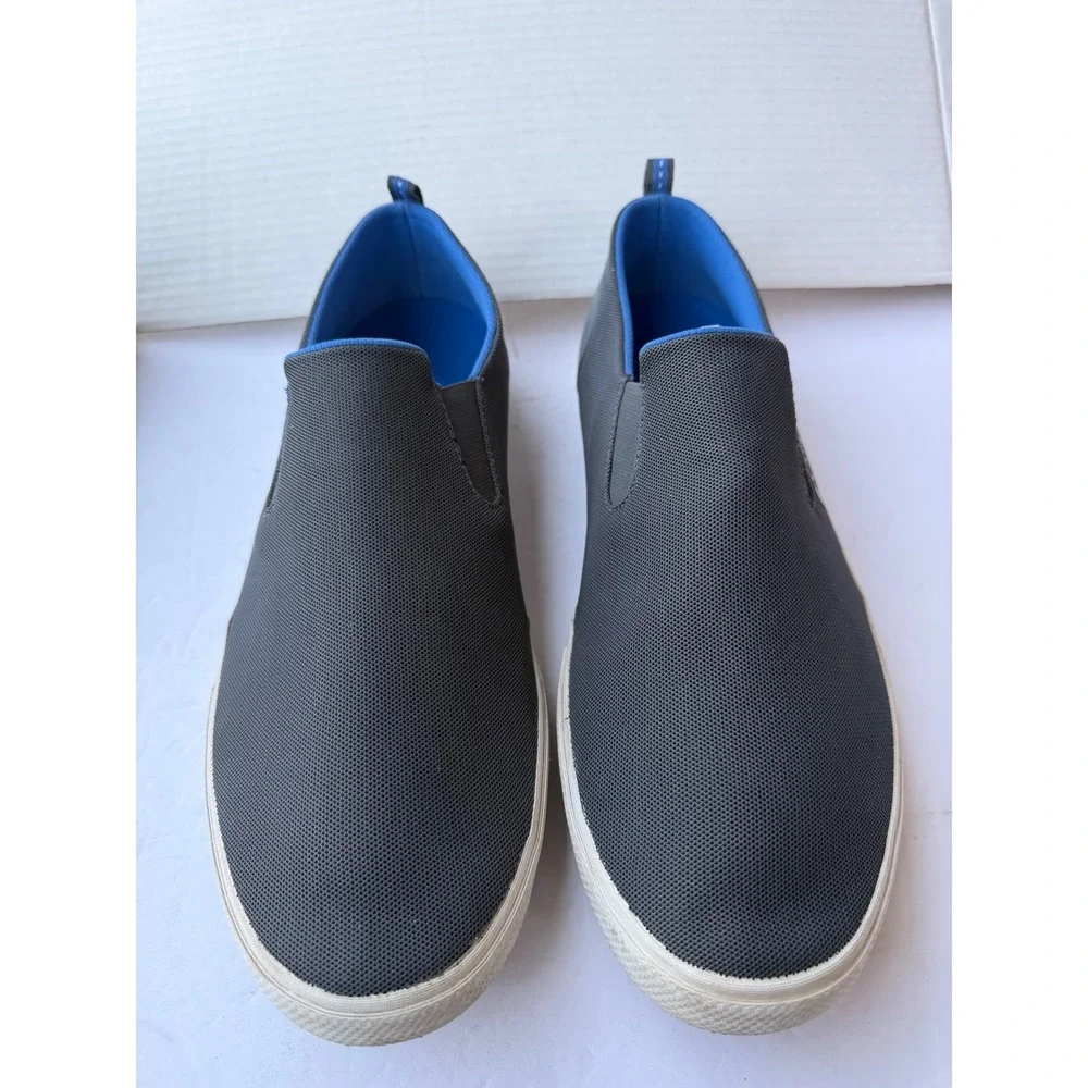 Columbia Bahama Vent PFG Mens Gray‎ and Blue Mesh Slip On Boat Loafer Shoes 13